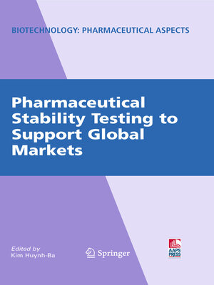 cover image of Pharmaceutical Stability Testing to Support Global Markets